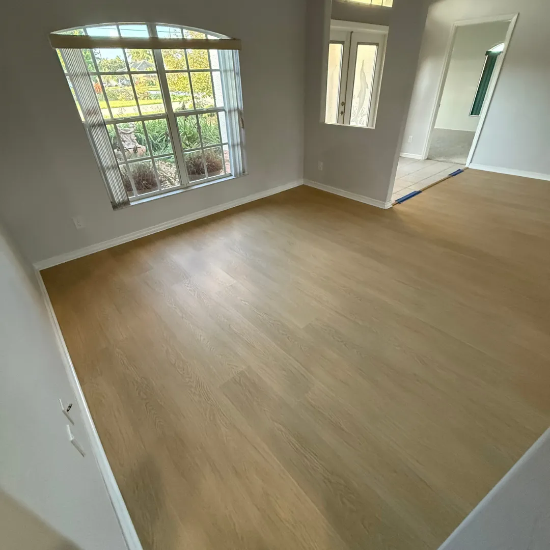White oak hardwood flooring in Cape Coral, FL formal living room