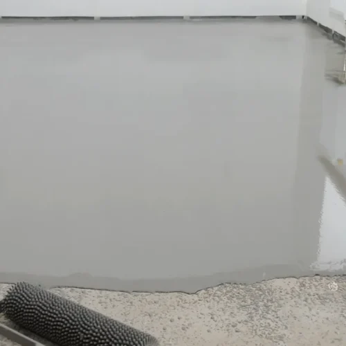 Self-leveling epoxy floor application in Cape Coral, FL